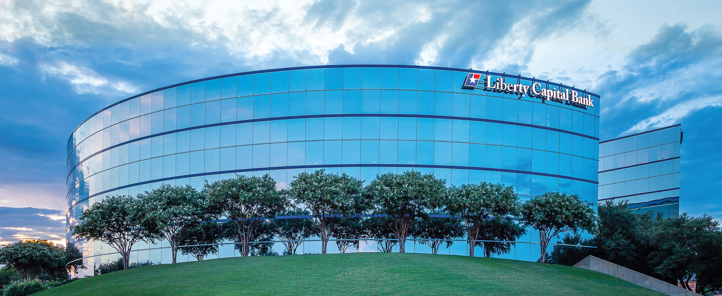 exterior of Liberty capital Bank